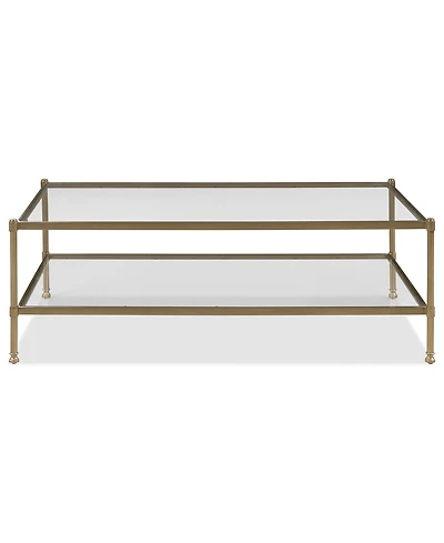 Isla 52" Glass Rectangle Coffee Table