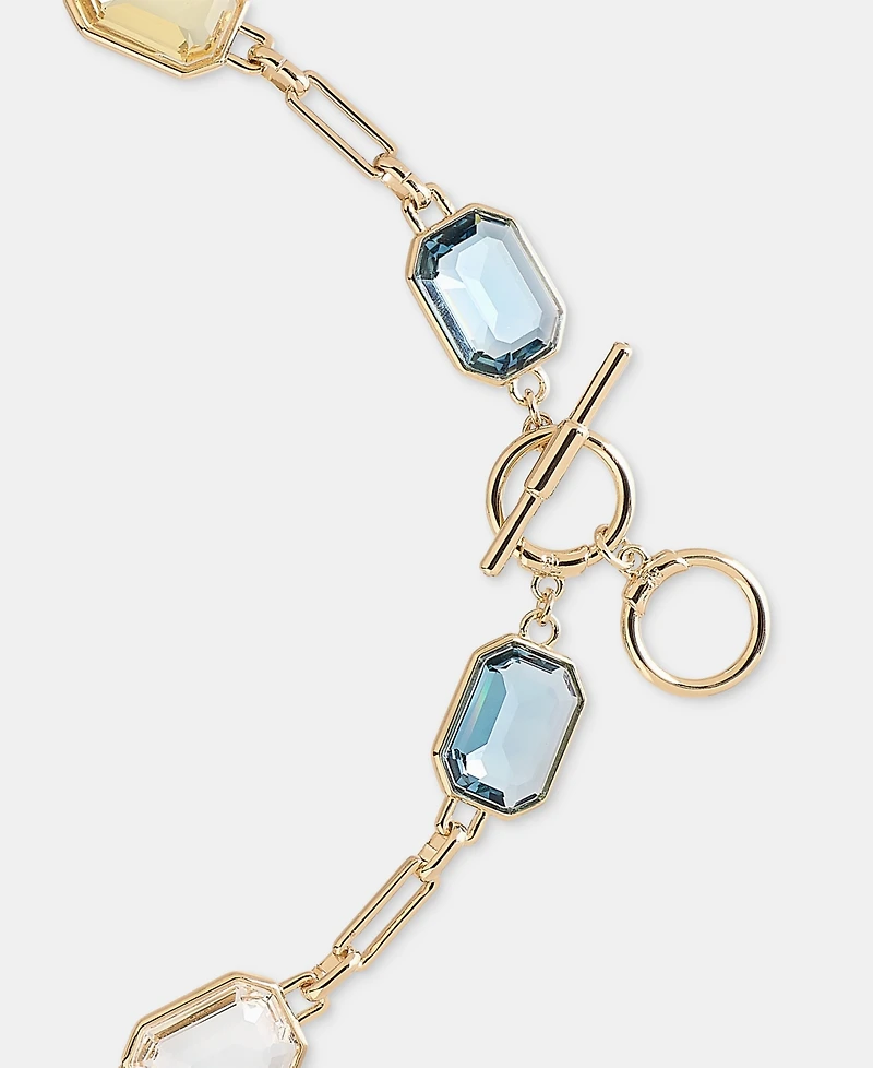 Lauren Ralph Lauren Gold-Tone Stone Chain Collar Necklace