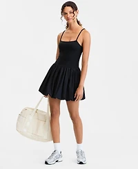 Id Ideology Women's Bubble-Hem Sleeveless Dress, Macy's Exclusive
