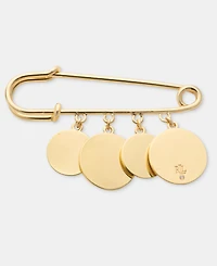 Lauren Ralph Lauren Gold-Tone Boxed Logo Charm Pin