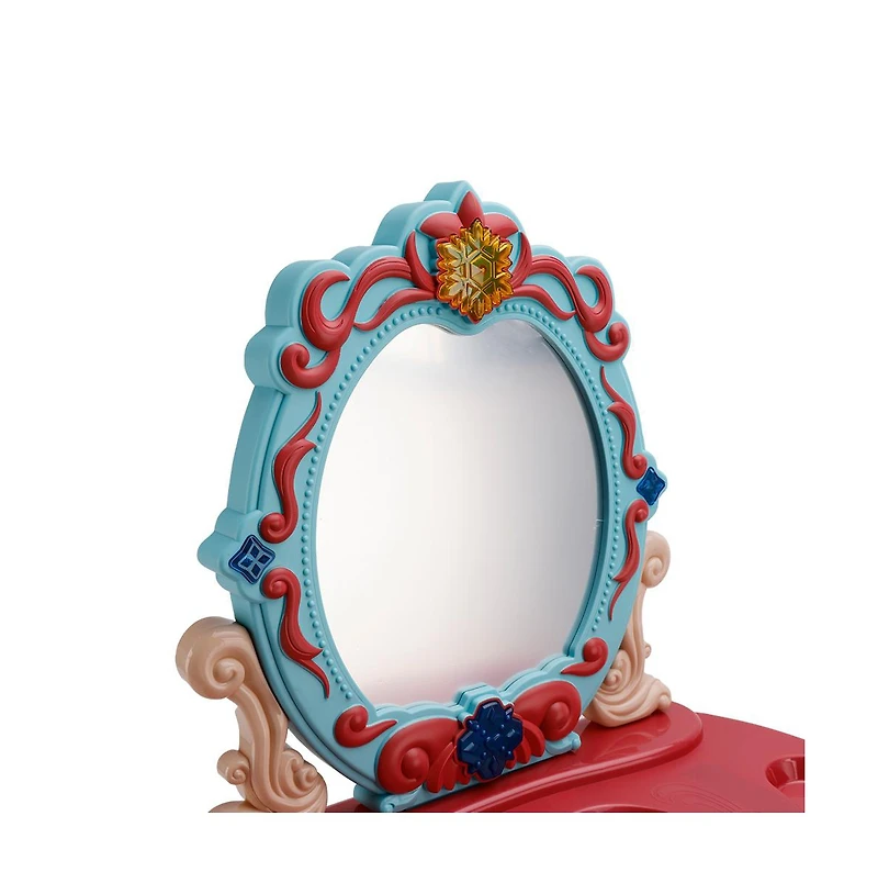 Bruce & Shark Musical Light-Up Vanity Gift Set with 29-Piece Pretend Play Makeup Toy for Girls