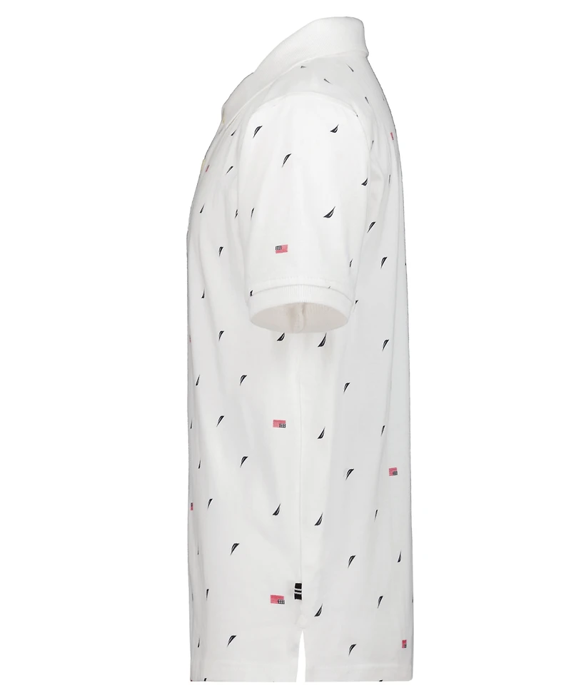 Nautica Boys' 8-20 Americana Print Polo Shirt