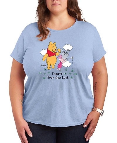 Hybrid Apparel Plus Disney Winnie the Pooh Short-Sleeve Graphic T-Shirt