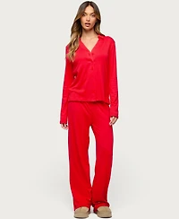 Edikted Womens Justina Button Up Top