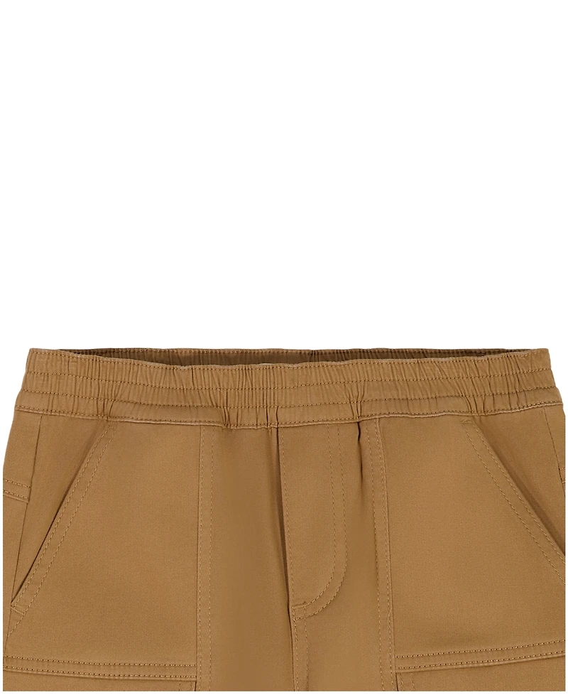 Calvin Klein Boys' 8-16 Essential Woven Elastic-Waist Shorts