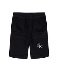 Calvin Klein Boys' 8-16 Essential Woven Pull-On Shorts