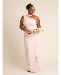 Six Stories Women's One Shoulder Chiffon Bridesmaid Dress