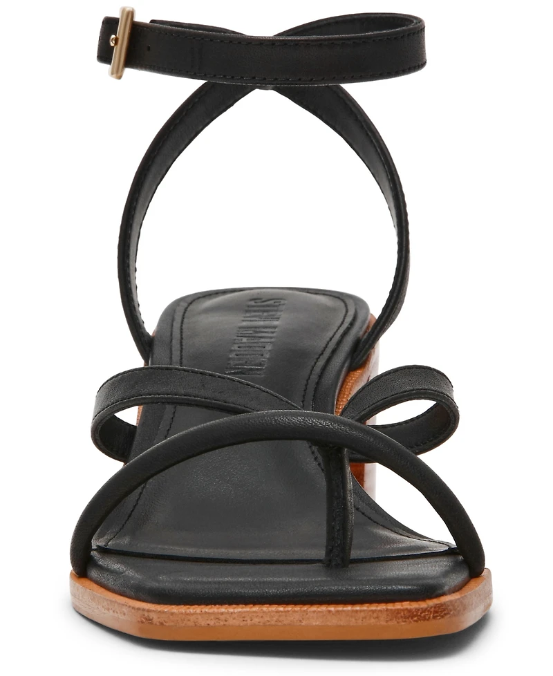 Steve Madden Women's Tilly Strappy Square Toe Sandals