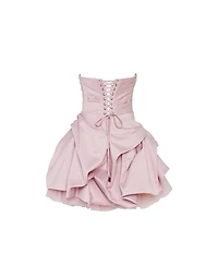 Milla Women's Rosette mini dress misty rose