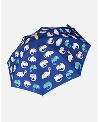 Deux par Deux Boy Color-Changing Umbrella Chameleon Print - Child