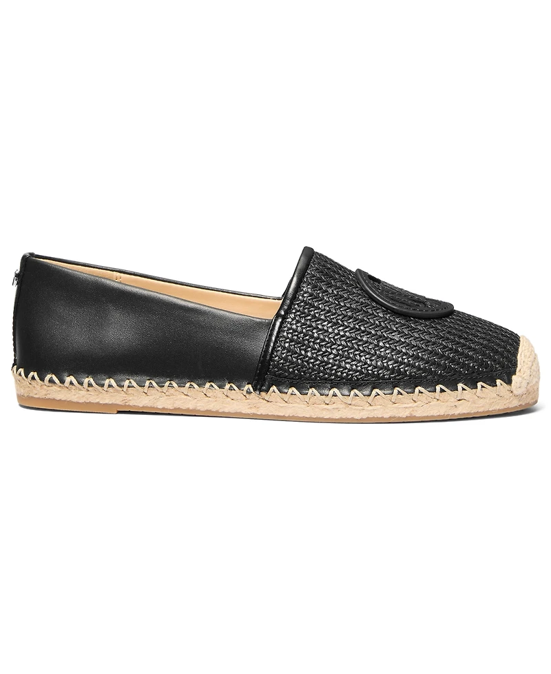 Michael Kors Women's Kenzie Logo Slip-On Espadrilles Flats