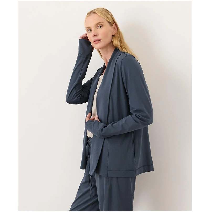 Pact Women's Luxe Signature Swing Cardigan Made with Organic Cotton