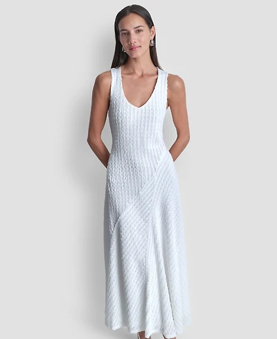 Dkny Women's Scoop Neck Maxi Dress