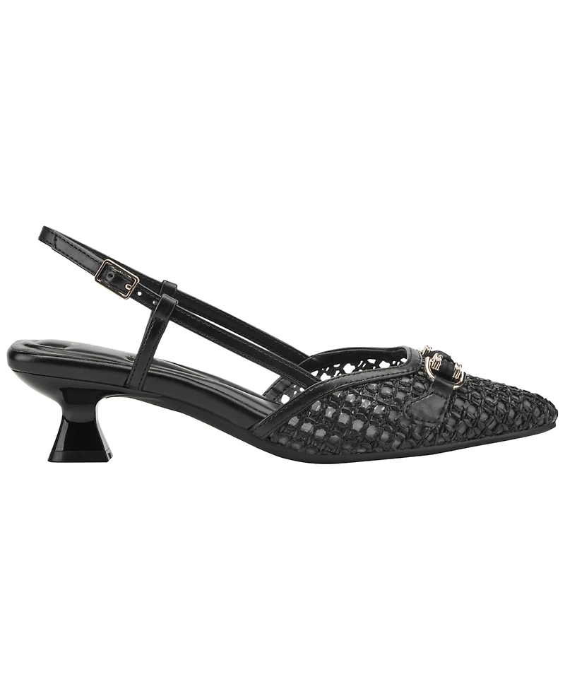 Easy Spirit Women's Hetty Slingback Kitten Heel Pumps