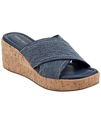 Easy Spirit Women's Fawn Slip-On Platform Wedge Sandals