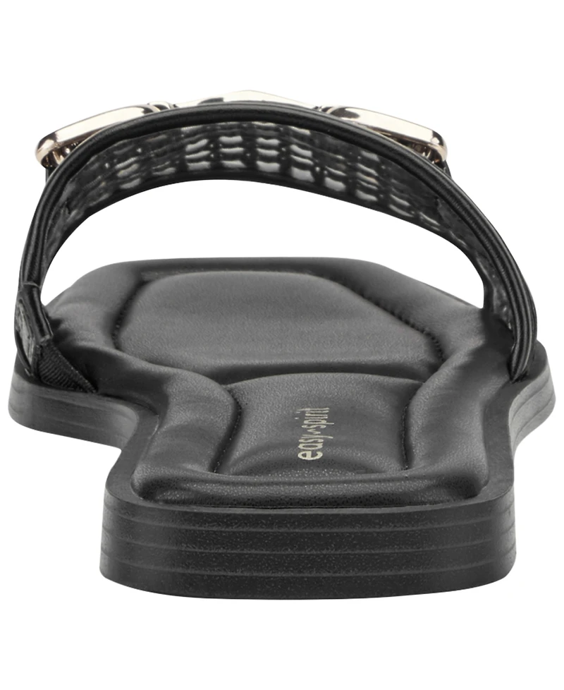 Easy Spirit Women's Vana Woven Slide Flat Sandals