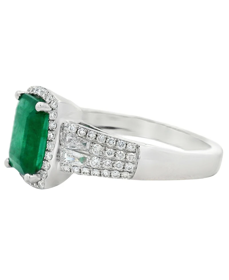 Macy's Tanzanite (1.85 ct. t.w.) & Diamond (0.41 Ring 14k White Gold (Also Available Emerald)