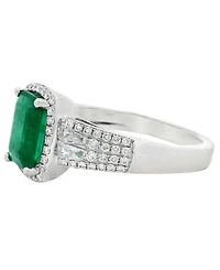 Macy's Tanzanite (1.85 ct. t.w.) & Diamond (0.41 Ring 14k White Gold (Also Available Emerald)