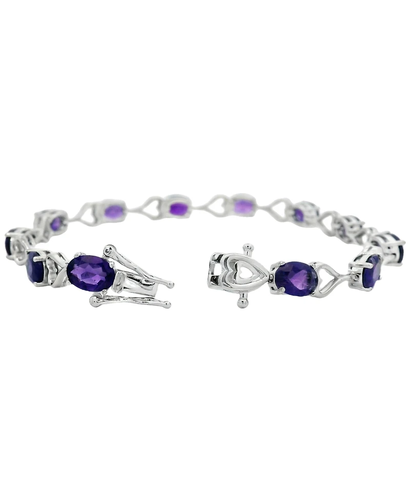 Macy's Amethyst (10.80 ct. t.w.) Bracelet in Sterling Silver