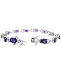 Macy's Amethyst (10.80 ct. t.w.) Bracelet in Sterling Silver