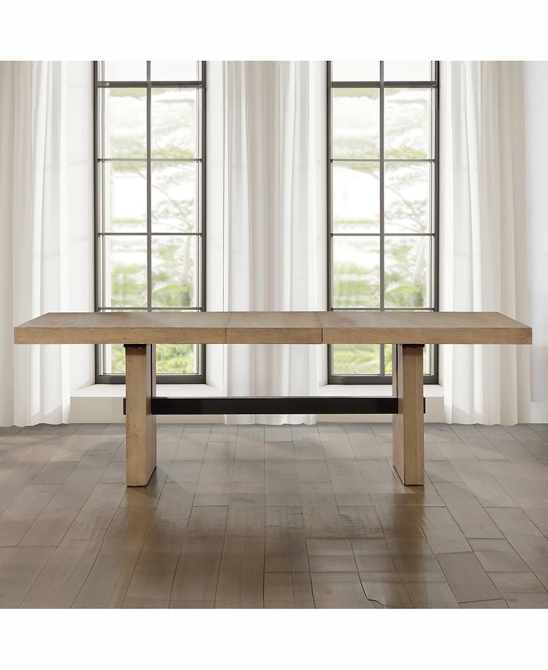 Macai 42" Wood Rectangular Dining Table