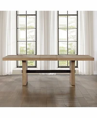 Macai 42" Wood Rectangular Dining Table