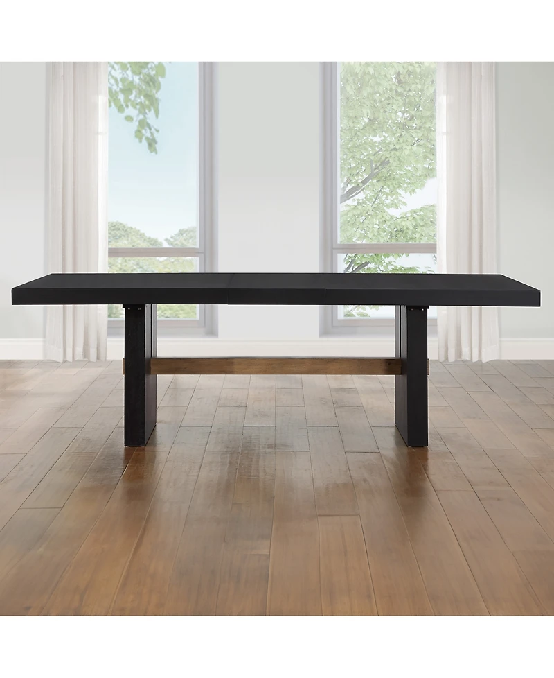 Macai 42" Wood Rectangular Dining Table