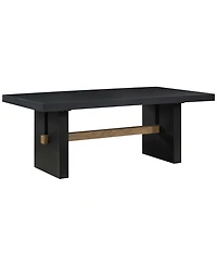 Macai -Pc. Wood Dining Set (Rectangular Table + Upholstered Side Chairs