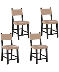 Macai 4-Pc. Wood Counter Height Chair Set