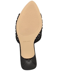 Nine West Women's Kirela Woven Slip-On Dress Sandals