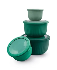 Art & Cook 8-Pc. Round Nesting Bowls Set with Lids