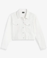 I.n.c. International Concepts Women's Cropped Denim Jacket