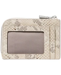 kate spade new york Snake Embossed Zip Card Case
