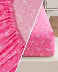 Juicy Couture Pearly Bows Reversible 8-Pc. Comforter Set