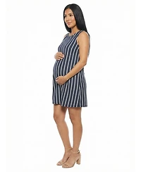 24seven Comfort Apparel Women's and Plus Maternity Shift Dress