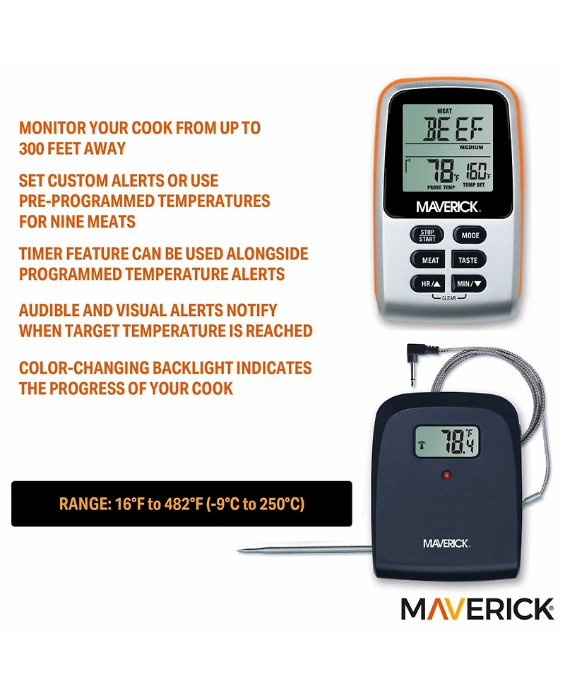 Maverick Wireless Remote Cooking Thermometer