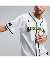 Nike Men's White Australia Baseball 2026 World Classic Stadium Jersey
