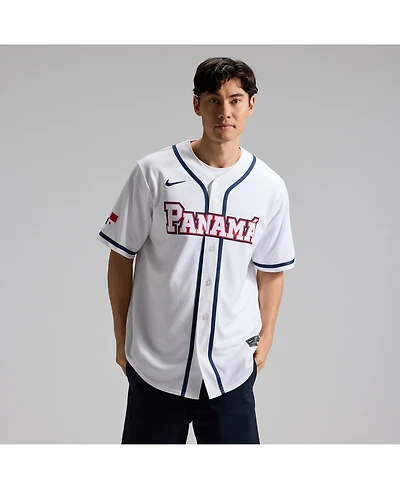 Nike Men's White Panama Baseball 2026 World Classic Stadium Jersey