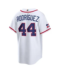 Nike Men's Julio Rodriguez White Dominican Republic Baseball 2026 World Classic Stadium Jersey