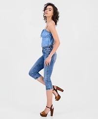Guess Women's Lily Mid Rise Capri Jeans