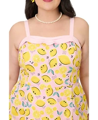 Unique Vintage Plus Skirted Dolly Romper