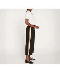 Universal Standard Women's Plus Wide Leg Stripe Ponte Pant
