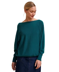 Celtic & Co. Women's Fine Knit Merino Relaxed Sweater