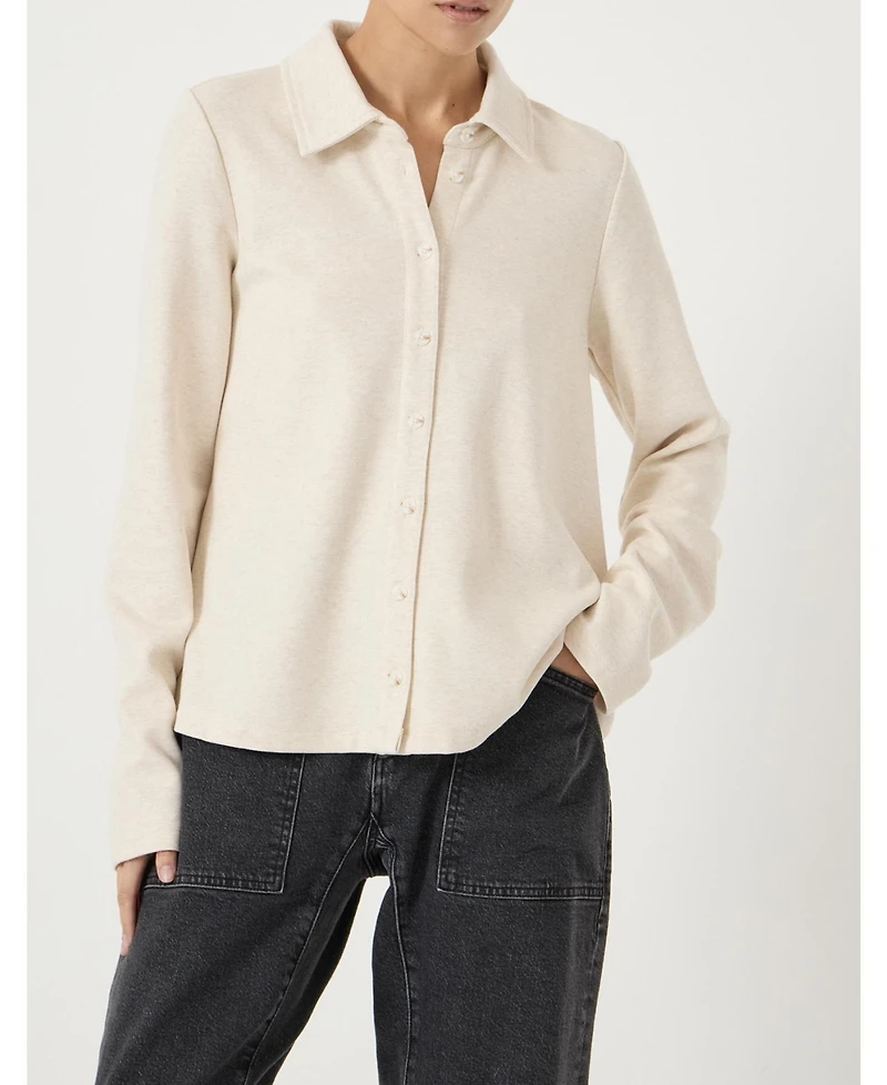 Hush Women's Button A-Line Polo Top