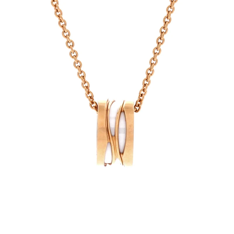 Pre-Owned Bvlgari B.Zero1 Design Legend Zaha Hadid Pendant Necklace