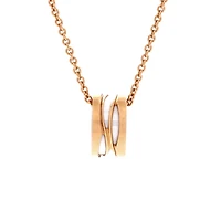 Pre-Owned Bvlgari B.Zero1 Design Legend Zaha Hadid Pendant Necklace