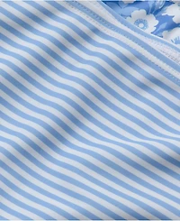 Lands' End Girls Chlorine Resistant Ruffle Tankini Swimsuit Set