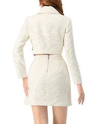 Ivonne Women's Short Sequin Jacket