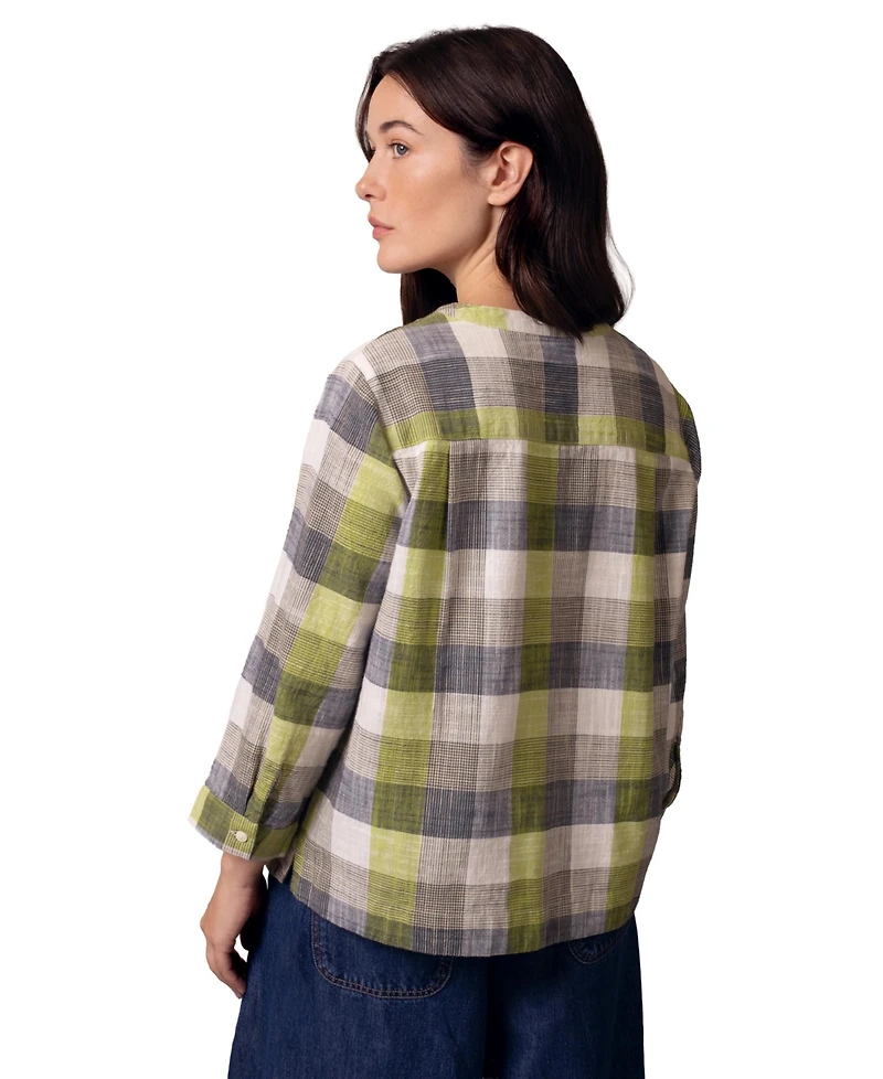 Celtic & Co. Women's Collarless Swing Blouse