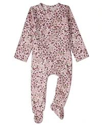 MeMoi Baby Girls "Petite Florets" Rich Floral Footie